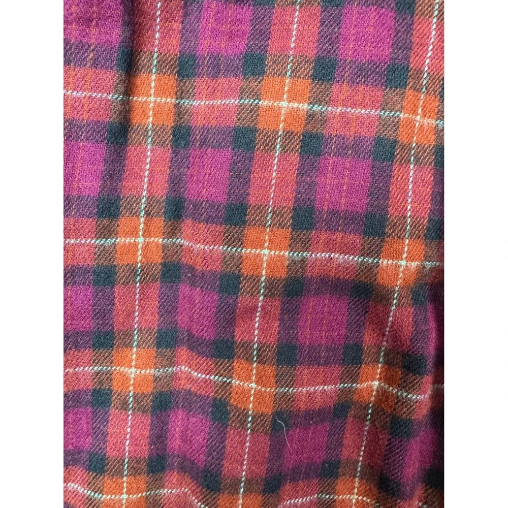 The North Face Arroyo Men's Small Brown Plaid Cotton Button Down Shirt NEW‎